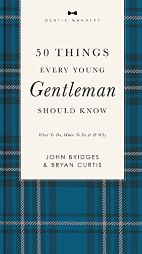 Book cover with text “50 Things Every Young Gentleman Should Know.”