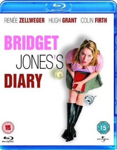 “Bridget Jones’s Diary” Blu-ray cover featuring Renée Zellweger in a green skirt and boots.