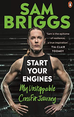 Book cover featuring Sam Briggs, a muscular woman, and CrossFit title.