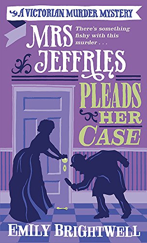 Book cover: “Mrs Jeffries Pleads Her Case” with silhouetted figures.