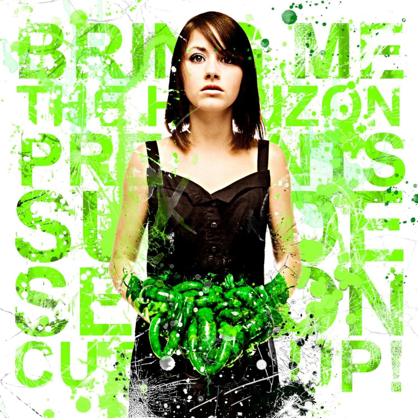 Woman with green vines, album cover for Bring Me The Horizon.