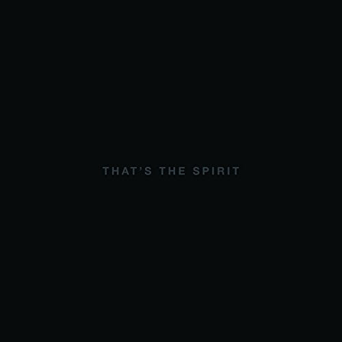 Black album cover with the text "THAT'S THE SPIRIT" centered below.