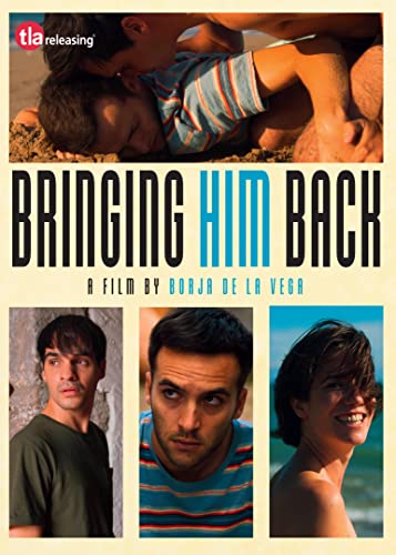 DVD cover for "Bringing Him Back" featuring three men in portraits.
