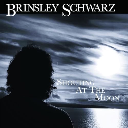 CD cover: Silhouette of a person facing a bright moonlit sky.