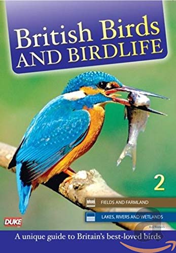DVD cover featuring a kingfisher with a fish, titled "British Birds - Vol 2".