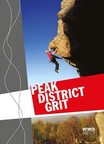 Book cover: rock climber on a Peak District gritstone cliff.