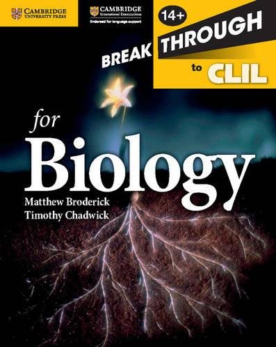 Biology textbook cover with starburst image and roots illustration.
