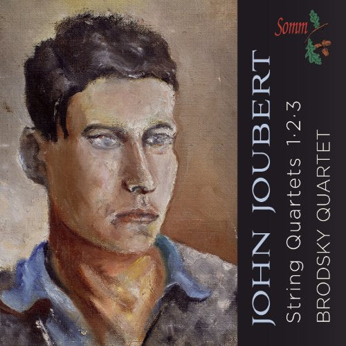 Cover of "Brodsky Quartet - String Quartets 1,2,3" with a painted portrait of a man.