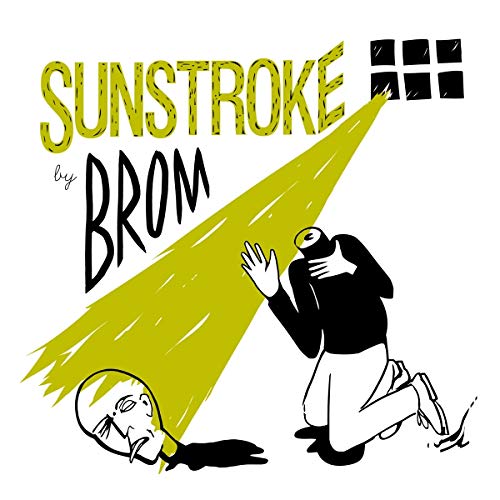 CD cover: black and white illustration of a person overwhelmed by yellow light.