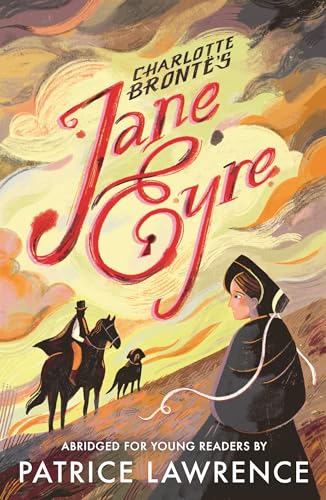 Book cover illustration showing a woman in a bonnet watching a man on horseback.