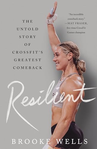 Book cover featuring athlete Brooke Wells with arm raised against a grey background.