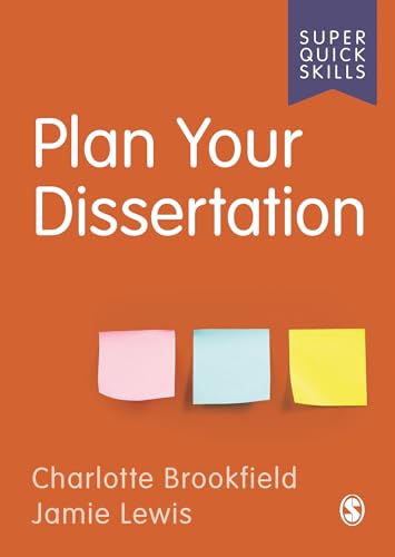 Book cover: "Plan Your Dissertation" with sticky notes and author names.