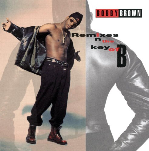 Bobby Brown album cover: artist in leather jacket, stylized text.