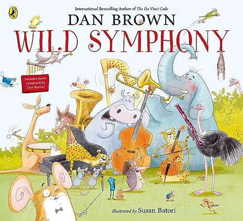 Book cover: animals playing musical instruments in a colorful illustration.