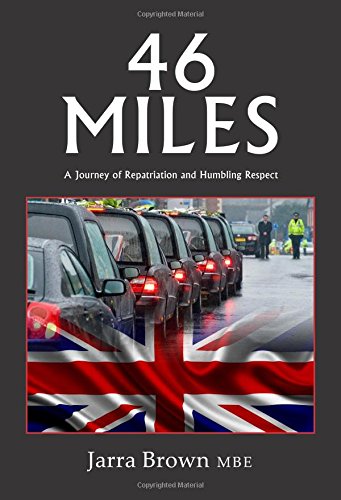 Book cover with a line of cars and a Union Jack flag.