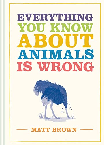 Book cover with colorful text and illustration of an ostrich.