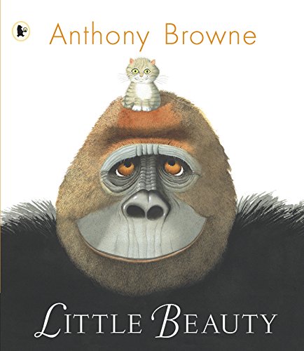Book cover: gorilla with a small grey cat sitting on its head.