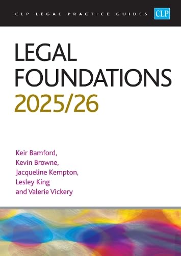Book cover: "Legal Foundations 2025/26" with author names below the title.