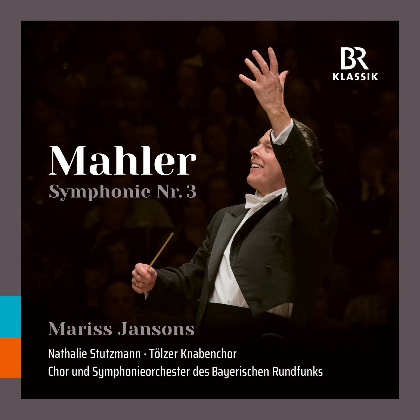 CD cover for Mahler’s Symphony No. 3, featuring conductor Mariss Jansons.