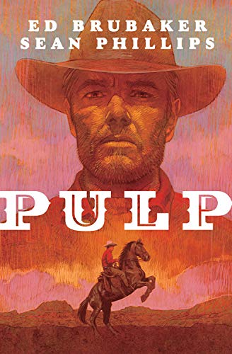 Book cover art featuring a cowboy in a hat above a rider on horseback.