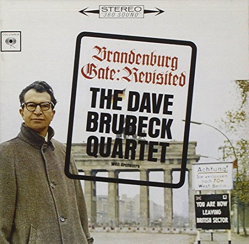 Dave Brubeck album cover featuring him beside the Brandenburg Gate.