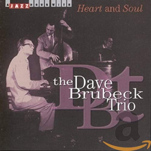 CD cover for Dave Brubeck Trio’s “Heart and Soul” featuring musicians.