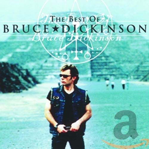 CD cover for Bruce Dickinson’s “The Best Of” featuring a portrait.