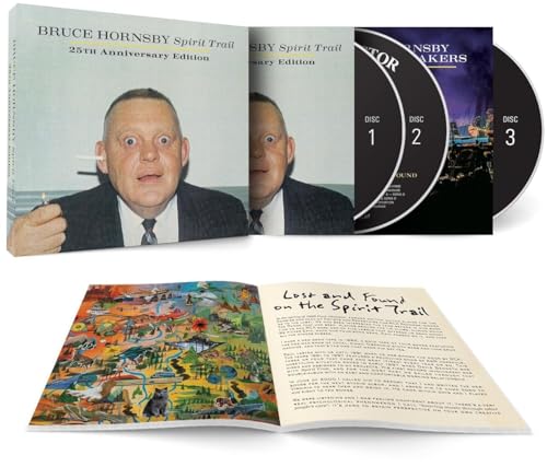 Bruce Hornsby's "Spirit Trail" 25th Anniversary 3-CD reissue with booklet.