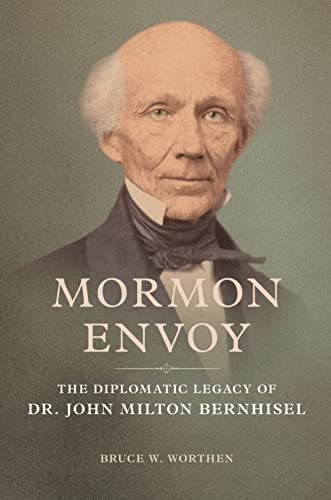 Book cover featuring a portrait of an older man, Dr. John Milton Bernhisel.