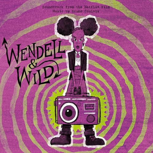 Wendell & Wild" vinyl record cover with illustrated character and boombox.