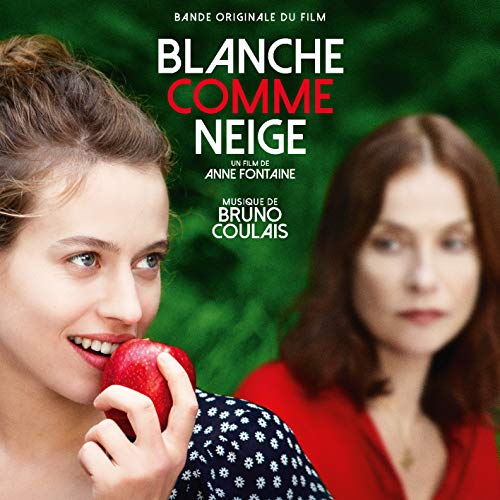 "Album cover with two women, one holding a red apple, against a green background."