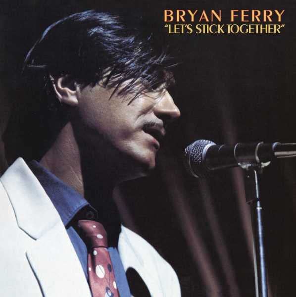 Bryan Ferry album cover featuring a portrait of the singer at a microphone.