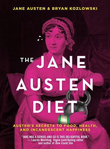 Book cover featuring a portrait of Jane Austen holding a pewter flask.