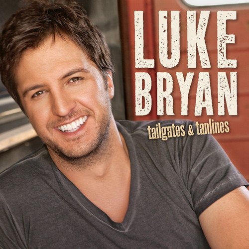 Luke Bryan album cover, close-up portrait of a smiling man.