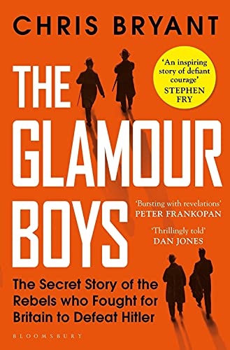 Book cover: "The Glamour Boys" with silhouettes of men in hats.