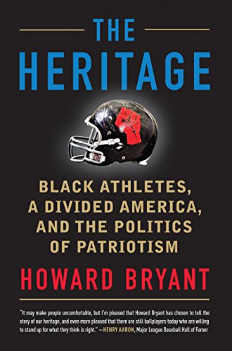 Book cover: "The Heritage" with a football helmet and red fist image.