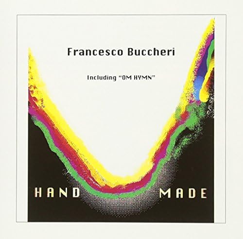 CD cover for Francesco Buccheri’s “Hand Made” album, abstract paint design.