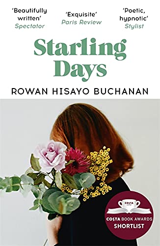 Book cover featuring a woman holding a bouquet of flowers against her face.