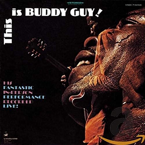 Buddy Guy album cover, showing a guitarist playing a brown guitar.