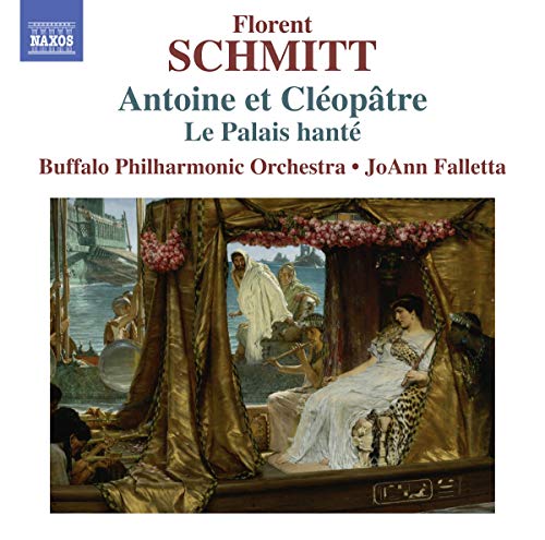 CD cover for Schmitt's "Antoine et Cléopâtre" with historical painting.