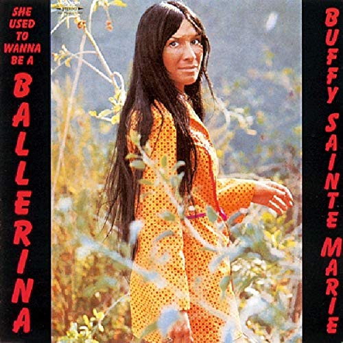 Buffy Sainte-Marie album cover featuring a portrait of the singer.