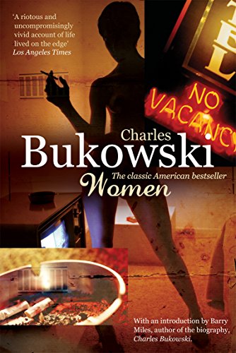 Book cover: “Women” by Charles Bukowski, featuring a silhouetted woman.