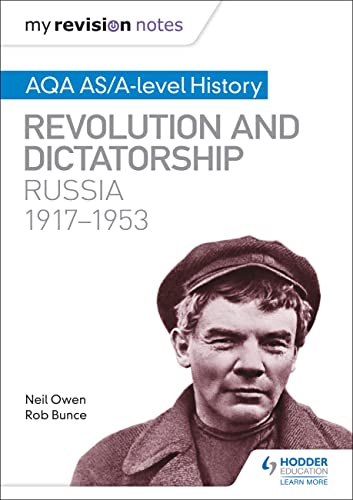 Book cover: “Revolution and Dictatorship: Russia, 1917–1953” with portrait.