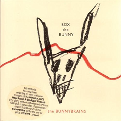 CD cover: abstract black bunny head with red line, text details.