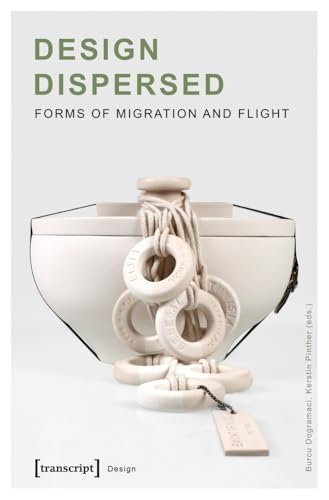 Book cover: "Design Dispersed" with a white sculptural object and text.