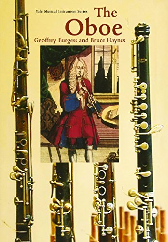 Book cover featuring oboes and a portrait of a man with one.
