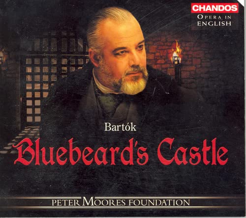CD cover for Bartók’s “Bluebeard’s Castle” featuring a man’s portrait.
