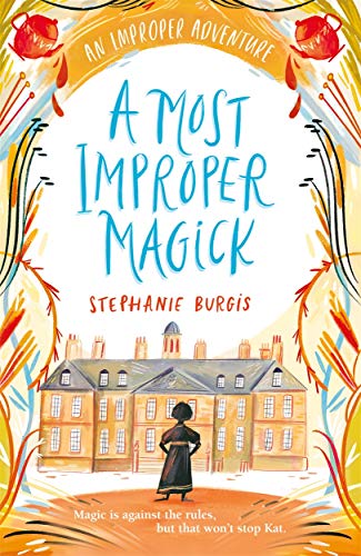Book cover: illustrated building, lone figure, and whimsical title text.
