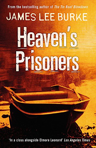 Book cover: "Heaven's Prisoners" by James Lee Burke, featuring a small boat.