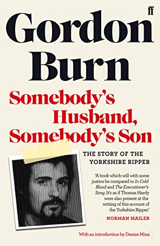 Book cover featuring the title and a stylized portrait of the Yorkshire Ripper.
